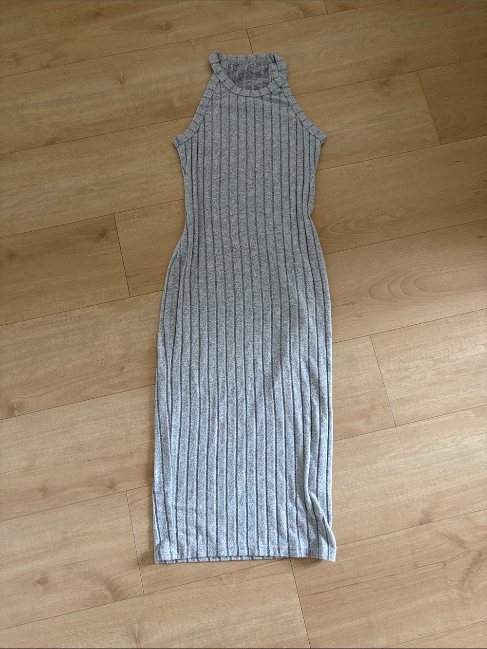 Ribbed Knit Bodycon Midi Dress